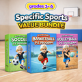 Specific Sports *Bundle*: Soccer, Basketball & Volleyball Units-Drills & lessons