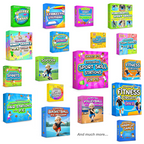 Collection of educational PE (Physical Education) lesson for different age groups and activities, elementary school