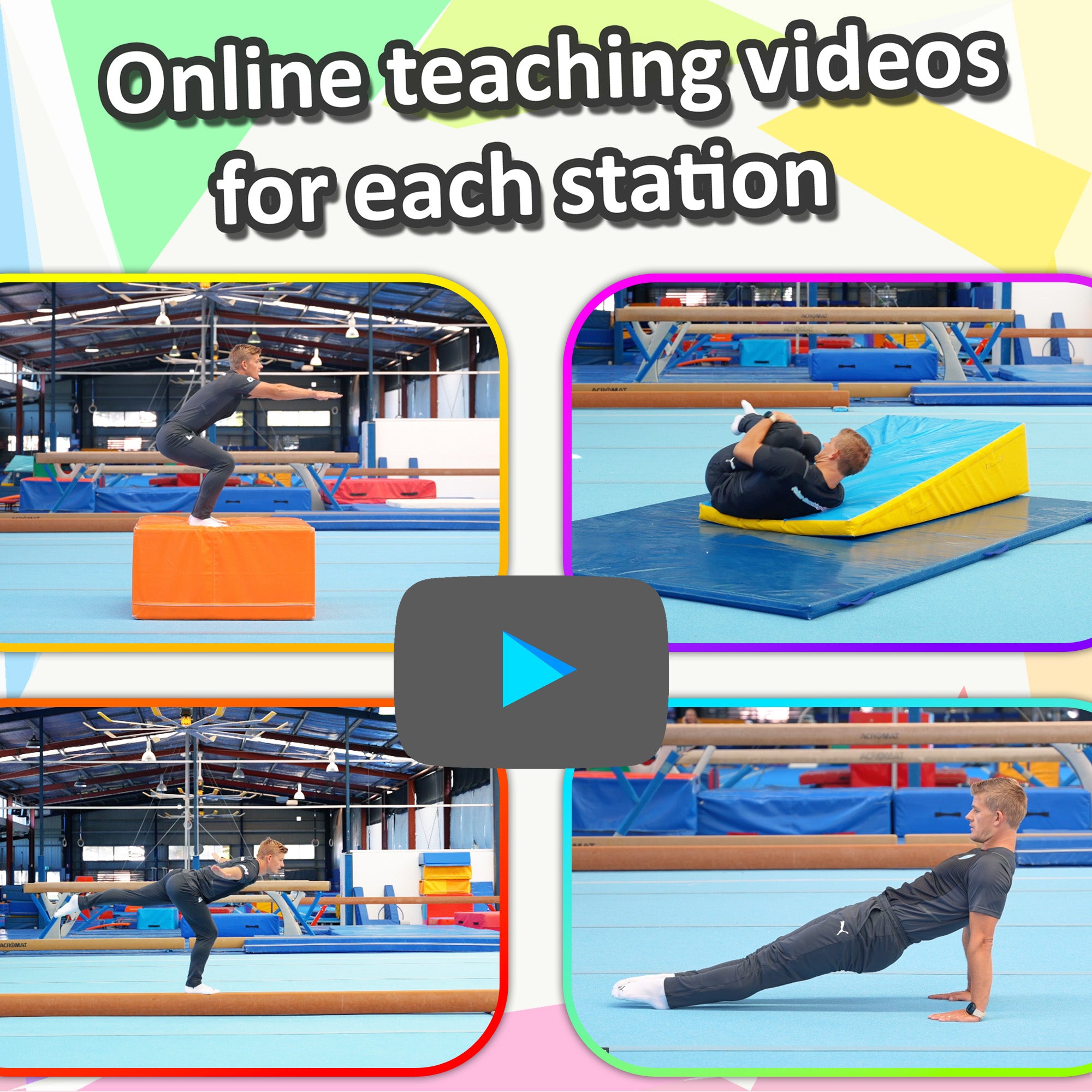 Elementary Gymnastics for PE - Complete program with videos (grade K-3)
