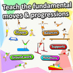 Elementary Gymnastics for PE - 10 week complete program with videos (grade 3-6)
