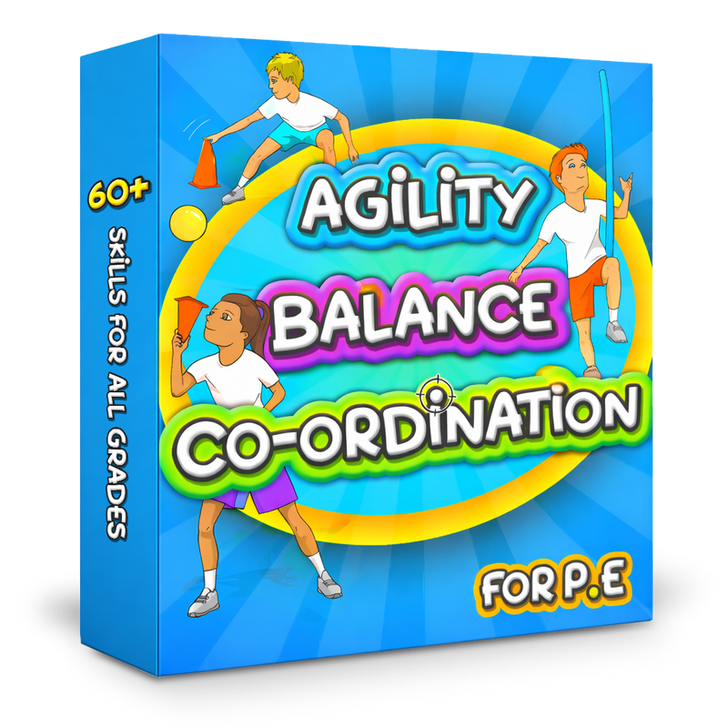 PE agility, balance and coordination activities – physical education games for elementary students