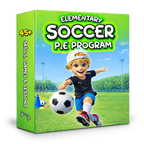 Soccer PE lessons - Sport unit with plans, drills, skills & games for grades 3-6