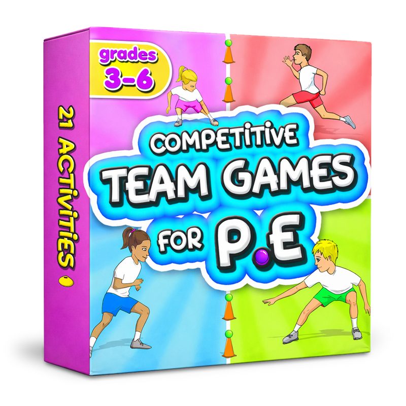 Whole class PE team games for grades 3–6 – fun physical education activities for elementary teachers