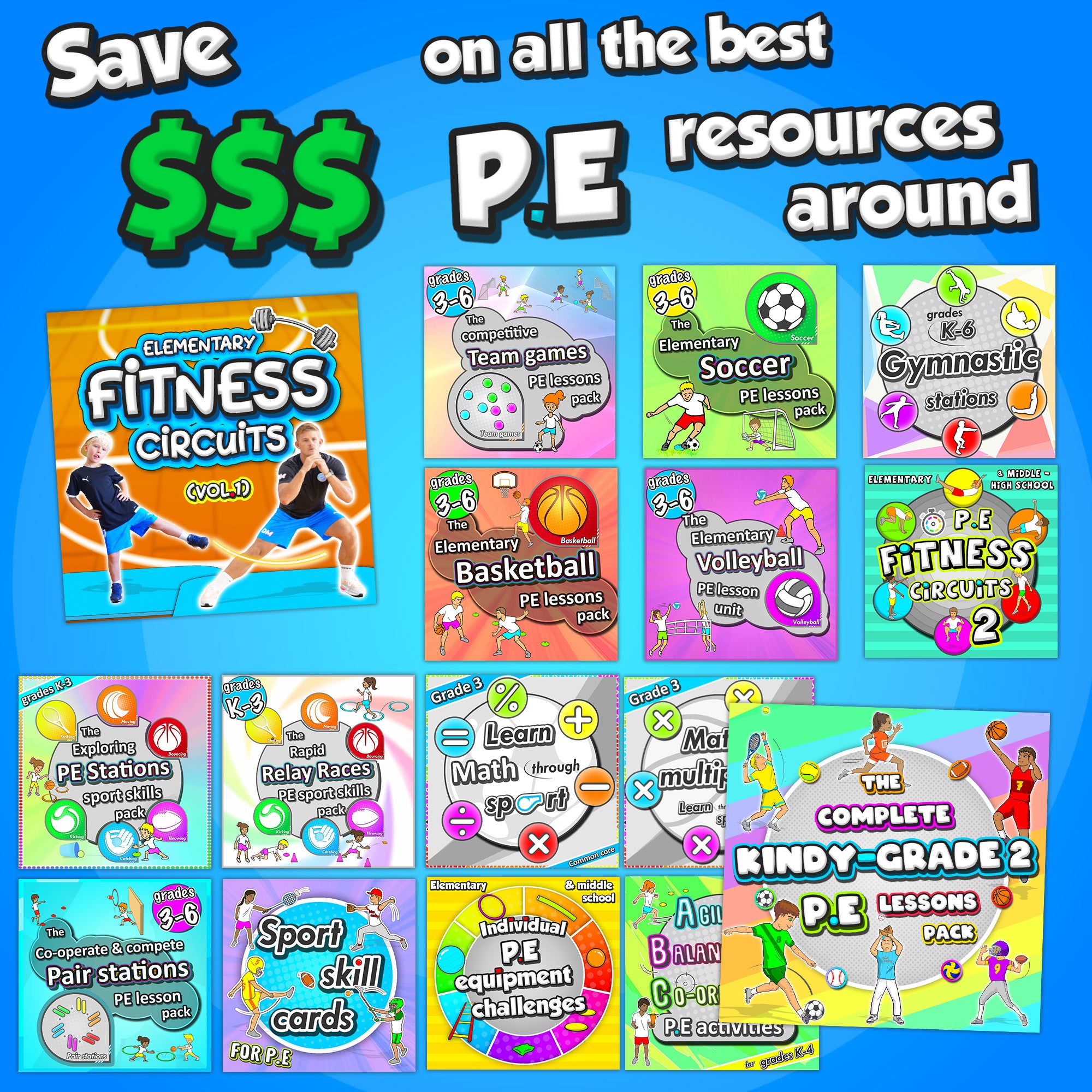 Complete Physical Education Curriculum - For Kindergarten to Grade 6 sport
