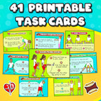 PE Warm ups & stretching: Task cards (+videos) for Physical Education