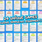Elementary Warm up games for Physical Education - 24 sports activities