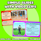 How to teach Sports - Fundamental PE skills (slides + videos)