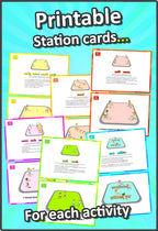 PE Games + Skill Stations: 50 activities for physical education - Grade 3-6