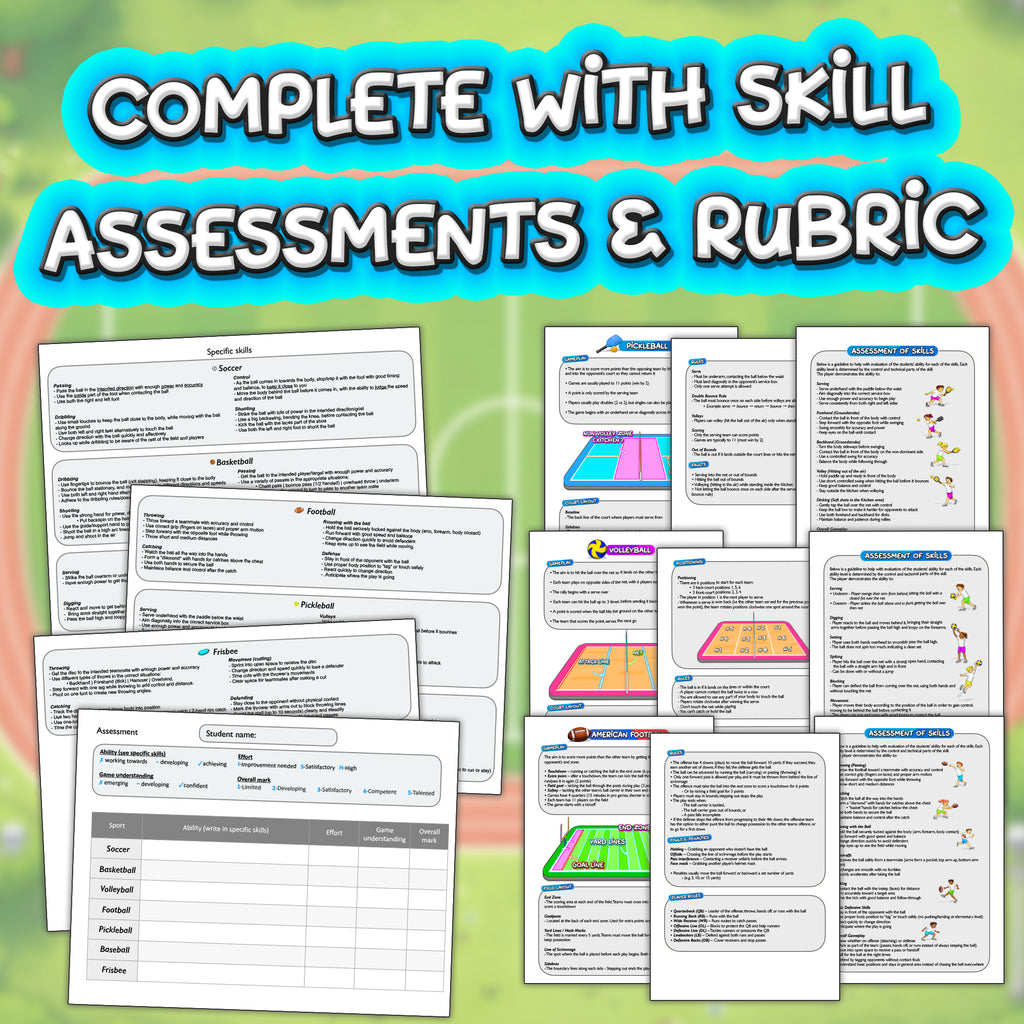 The Essential PE Sports Guide – 7 Games Made Simple for Teachers