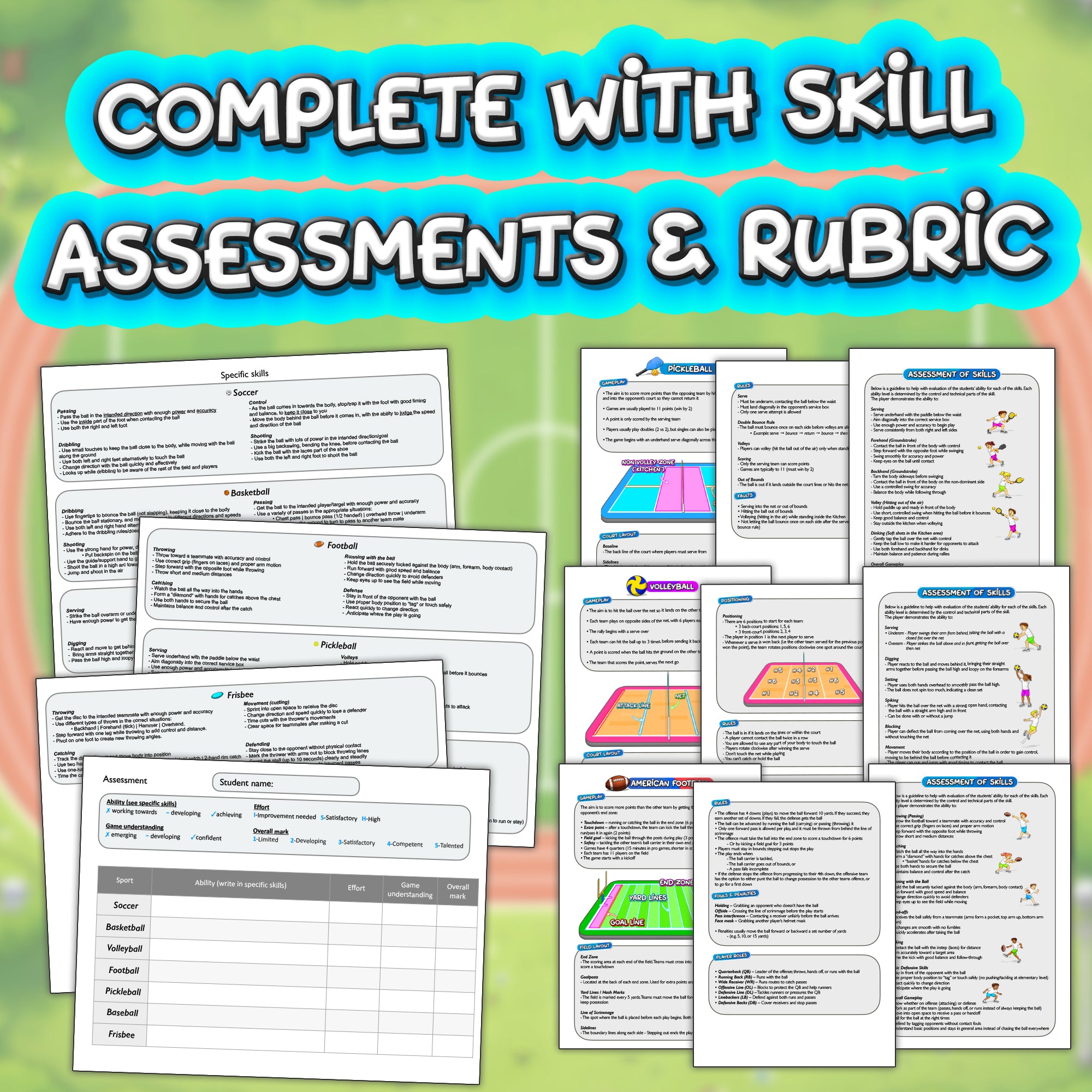 The Essential PE Sports Guide – 7 Games Made Simple for Teachers